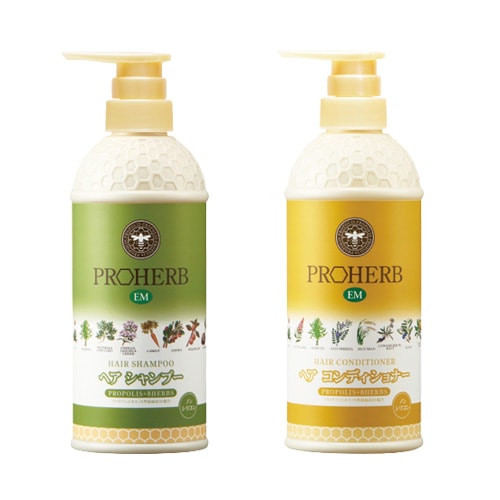 EMプロハーブシリーズ　シャンプー（500ml）＆コンディショナー（500ml）【EM生活】※キャンセル不可
