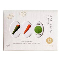 【お買上特典】 みつろうラップ・ひすい色Ｍ （直径：190mm) 【acowrap】