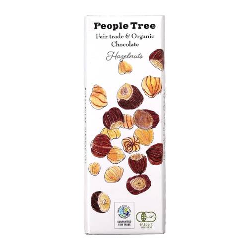 【夏期クール便】（ピープルツリー）有機ヘーゼルナッツチョコレート （50g） 【アリサン】※夏期（4-10月）クール便発送（クール代金1850円＋配送料）※キャンセル・同梱不可