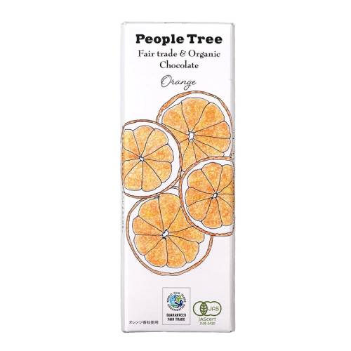 【夏期クール便】（ピープルツリー）有機オレンジチョコレート （50g） 【アリサン】※夏期（4-10月）クール便発送（クール代金1850円＋配送料）※キャンセル・同梱不可