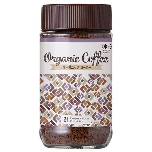 【お買上特典】24 ORGANICDAYS オーガニックインスタントコーヒー （100g） 【おもちゃ箱】|コーヒー・茶類|自然食品・厳選食品
