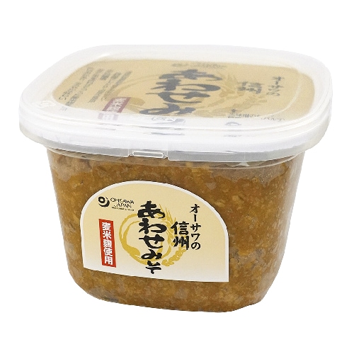 【お買上特典】オーサワの信州あわせみそ（麦米麹使用） （750g） 【オーサワジャパン】