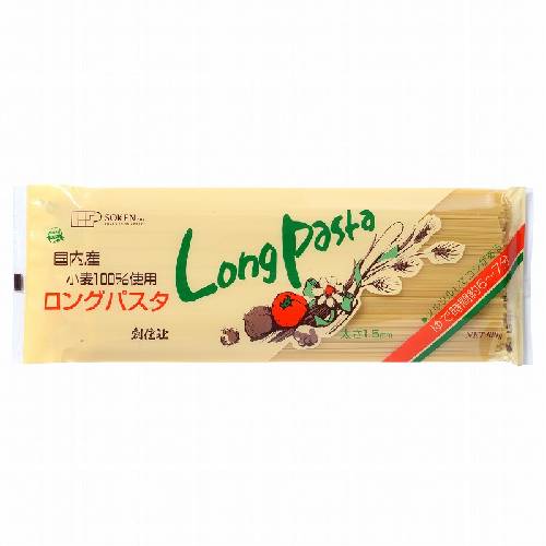 国内産小麦100%使用 ロングパスタ （400g） 【創健社】