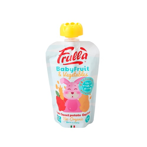 有機ベビースムージー りんご・さつまいも・オーツ麦 （100g） 【Frulla】