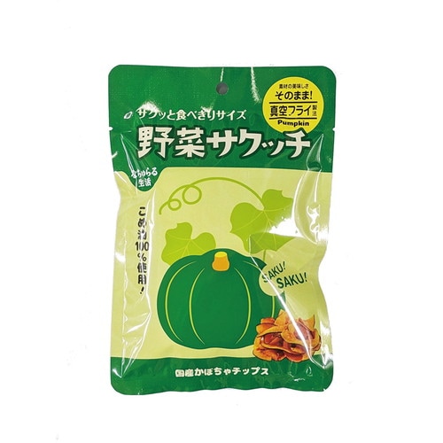 【お買上特典】野菜サクッチ 国産かぼちゃチップス （19g） 【イー・有機生活】
