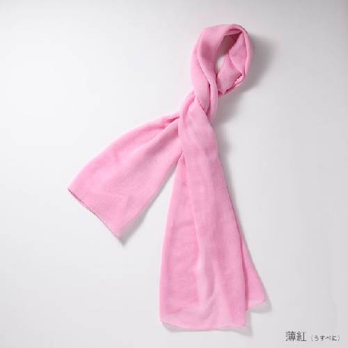 【竹布特典】和布（なごみぬの） 薄紅／うすべに 約44cm×130cm 【ナファ生活研究所】