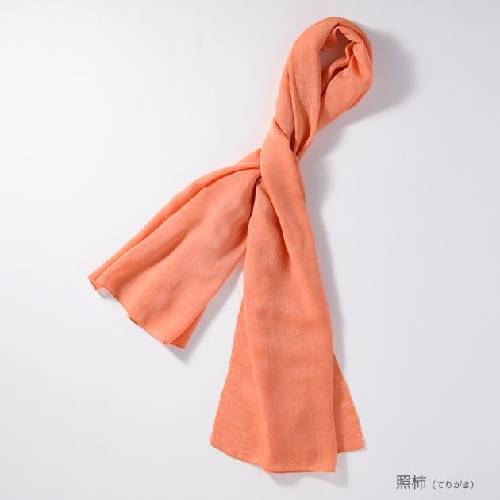 【竹布特典】和布（なごみぬの） 照柿／てりがき 約44cm×130cm 【ナファ生活研究所】|健康衣料・繊維製品|健康衣料・健康雑貨