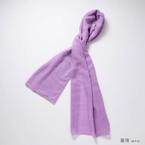 【竹布特典】和布（なごみぬの） 菖蒲／あやめ 約44cm×130cm 【ナファ生活研究所】
