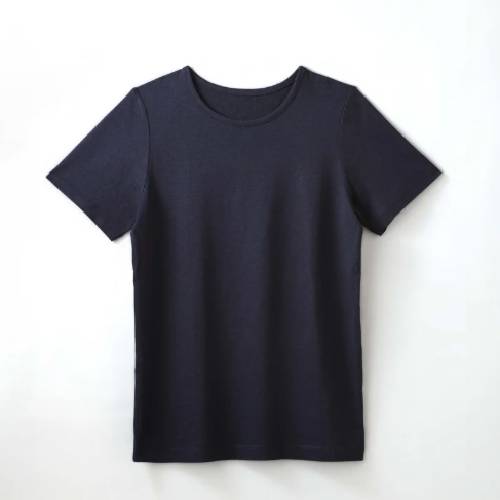 【竹布特典】さらりTシャツ ダークネイビー L 【ナファ生活研究所】