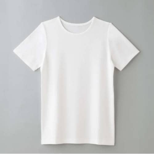 【竹布特典】さらりTシャツ オフホワイト LL 【ナファ生活研究所】