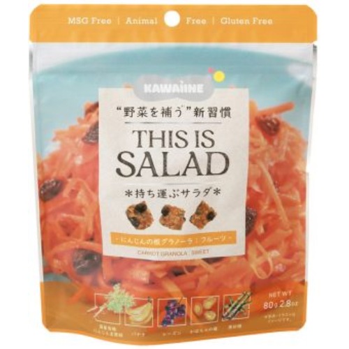 THIS IS SALAD にんじんの板グラノーラ フルーツ （80g） 【東京バル】