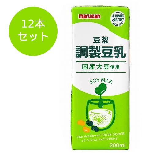 豆漿 調製豆乳 （ドウジャン） （200ml×12本セット） 【マルサンアイ】