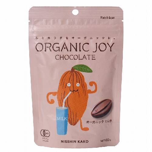 ORGANIC JOY CHOCOLATE オーガニックミルク （80g） 【日新化工】