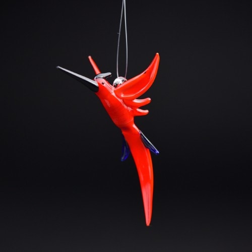 アートガラス・レッドバード （CB1029） 【カーサボニータ/Casa Bonita Art of Glass】※キャンセル不可