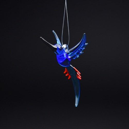 アートガラス・ブルーバード （CB1030） 【カーサボニータ/Casa Bonita Art of Glass】※キャンセル不可