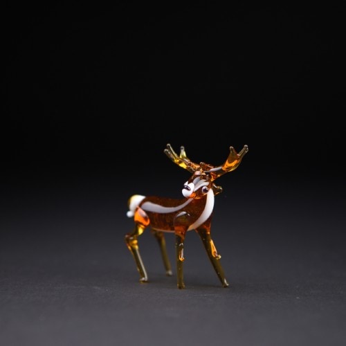 アートガラス・ディアー （CB1034） 【カーサボニータ/Casa Bonita Art of Glass】※キャンセル不可