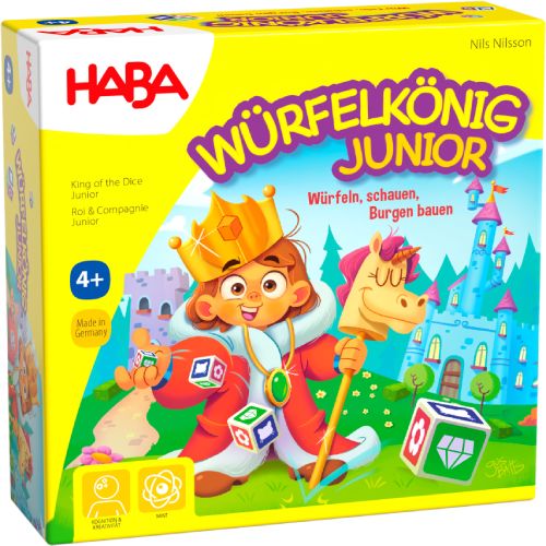 サイコロキング・ジュニア （HA7126） 【ハバ/HABA】※キャンセル不可|ブラザ−ジョルダン社のおもちゃ|知育玩具