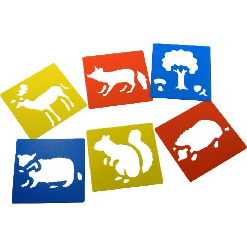 【ゆうパケット対応】ステンシルセット・森の仲間 （AP053） 【アンソニー・ピーターズ/ANTHONY PETERS】※キャンセル不可