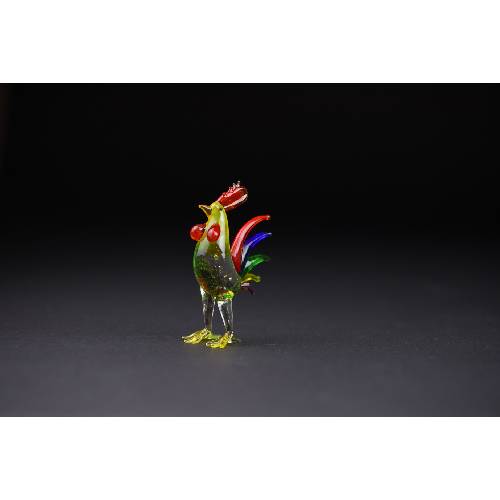 アートガラス・ルースター （CB1005） 【カーサボニータ/Casa Bonita Art of Glass】※キャンセル不可|ブラザ−ジョルダン社のおもちゃ|知育玩具