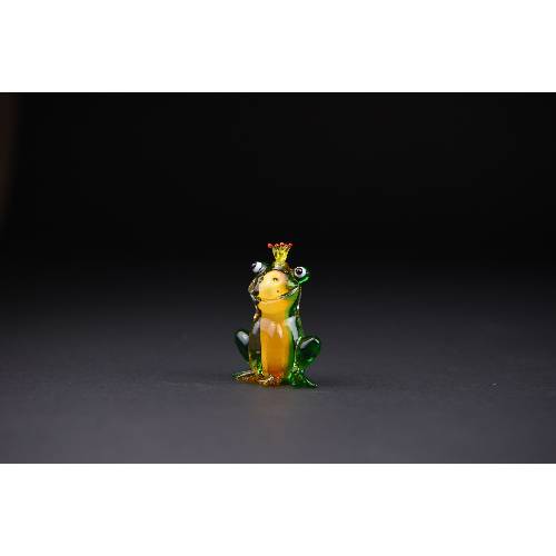 アートガラス・ハッピーフロッグ （CB1017） 【カーサボニータ/Casa Bonita Art of Glass】※キャンセル不可|ブラザ−ジョルダン社のおもちゃ|知育玩具