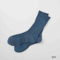【竹布特典】先丸リブソックス 露草（つゆくさ） 23〜25cm 【ナファ生活研究所】|健康衣料・繊維製品|健康衣料・健康雑貨
