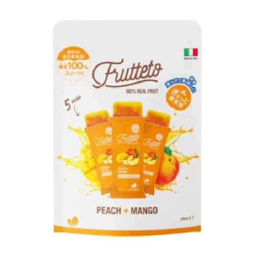 Frutteto アイスキャンディー ピーチ＆マンゴー （40g×5本） 【リブインコンフォート】