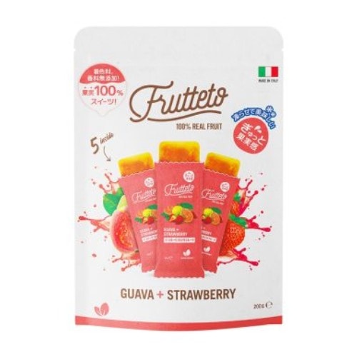 Frutteto アイスキャンディー グァバ＆ストロベリー （40g×5本） 【リブインコンフォート】