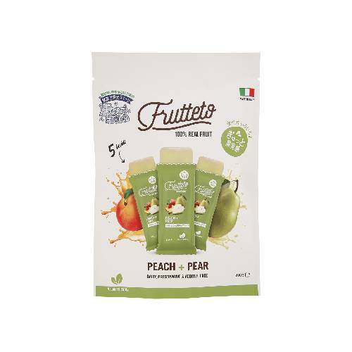 Frutteto アイスキャンディー ピーチ＆ペアー （40g×5本） 【リブインコンフォート】