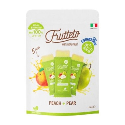 Frutteto アイスキャンディー ピーチ＆ペアー （40g×5本） 【リブインコンフォート】