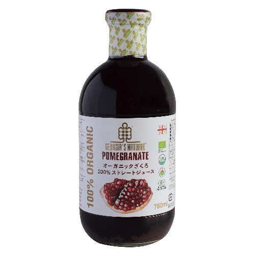 【お買上特典】オーガニックざくろ100%ストレートジュース （750ml） 【プレマ】|穀物飲料・飲料|自然食品・厳選食品