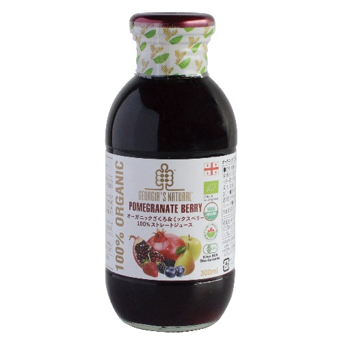 【お買上特典】オーガニックざくろ&ミックスベリー100%ストレートジュース （300ml） 【プレマ】|穀物飲料・飲料|自然食品・厳選食品