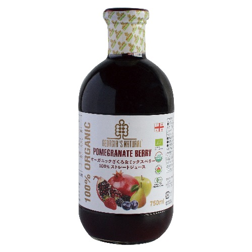 【お買上特典】オーガニックざくろ&ミックスベリー100%ストレートジュース （750ml） 【プレマ】|穀物飲料・飲料|自然食品・厳選食品