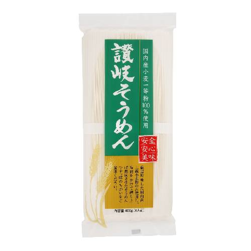 国内産小麦 讃岐そうめん （400g） 【讃岐物産】|健康フーズ|ブランド・メーカー別