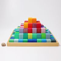 にじのステップブロック （GM42090） 【グリムス/Grimms】 【2歳頃から】※キャンセル不可|ブラザ−ジョルダン社のおもちゃ|知育玩具