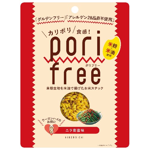 【お買上特典】ポリフリー（お米のスナック）ニラ南蛮味 （25g） 【ひころいちファーム】