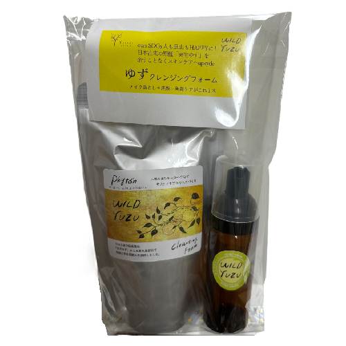 クレンジングフォーム詰替え用 （280ml）+ ポンプフォーマー容器 （50ml）セット 【ゆらぎスタイル】