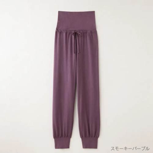 【竹布特典】TAKEFU リラックスパンツ スモーキーパープル M-L 【ナファ生活研究所】