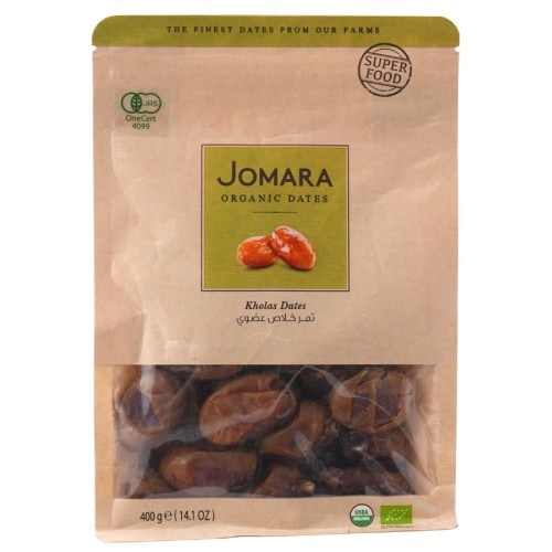 ジョマーラ オーガニックデーツ カラース種 （400g） 【出光商会】
