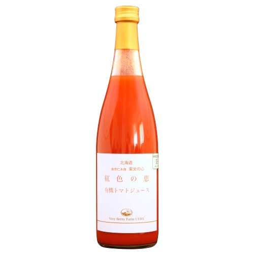 【お買上特典】紅色の恵 有機トマトジュース （710ml） 【自然農園】