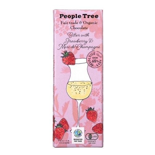 【夏期クール便】有機ビター ウィズ ストロベリー ＆ マール ド シャンパーニュ （40g） 【アリサン】※夏期（4-10月）クール便発送（クール代金1850円＋配送料）※キャンセル・同梱不可 