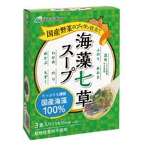 海藻七草スープ 14.4g（具2g×3袋、スープ2.8g×3袋） 【スカイ・フード】|調味料|自然食品・厳選食品