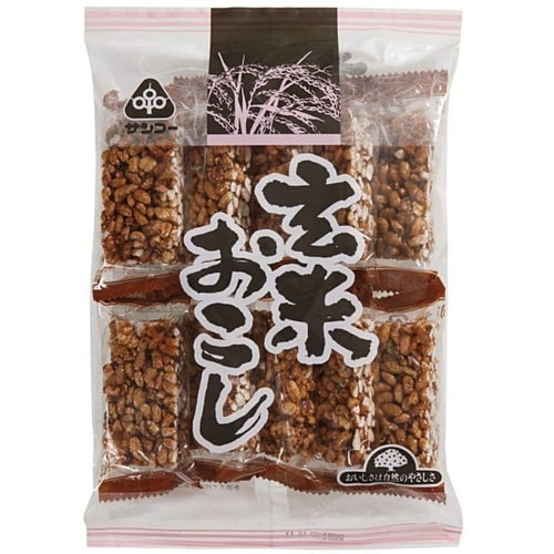 玄米おこし 10枚 【ムソー】※賞味期限25年12月15日まで 在庫限り ※返品不可 ※キャンセル不可