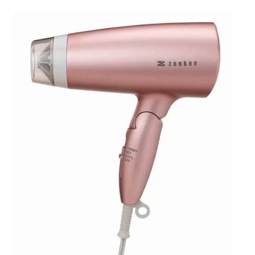 【メーカー直送品】電磁波低減ヘアケアドライヤーピンクゴールド ZD-750P（PG） 【ゼンケン】※代引・同梱・キャンセル不可