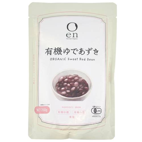 【お買上特典】有機ゆであずき （250g） 【遠藤製餡】