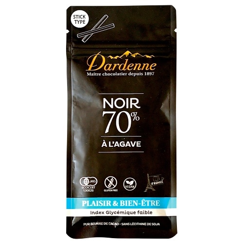 【お買上特典】ダーデン有機チョコレートスティック カカオ70% （62g） 【アルマテラ】