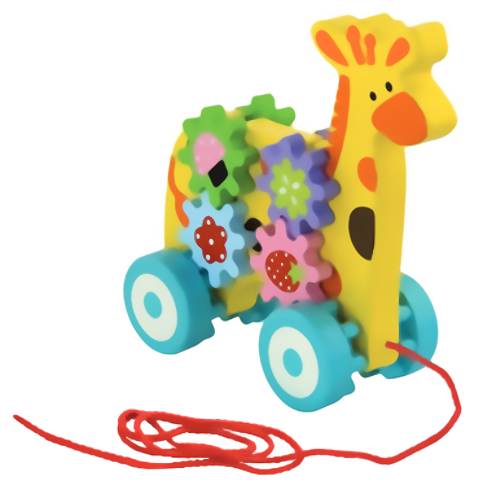 プルトーイ・カラフルジラフ  （AN361 ） 【アンドリュートイズ/ANDREU-TOYS】※キャンセル不可