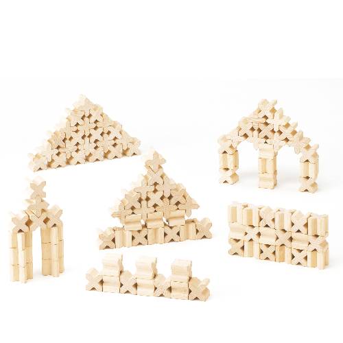 X（エックス）-BLOCKS・96・木箱入り（SE0009） 【セレクタ/SELECTA SPIELZEUG】※キャンセル不可