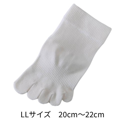 【予約商品】コンフォートサポートソックス ジュニア こども用（JH1WH）【ホワイト】【LL】【CSソックス】 【ファイブコンフォート】※入荷次第順次お届け