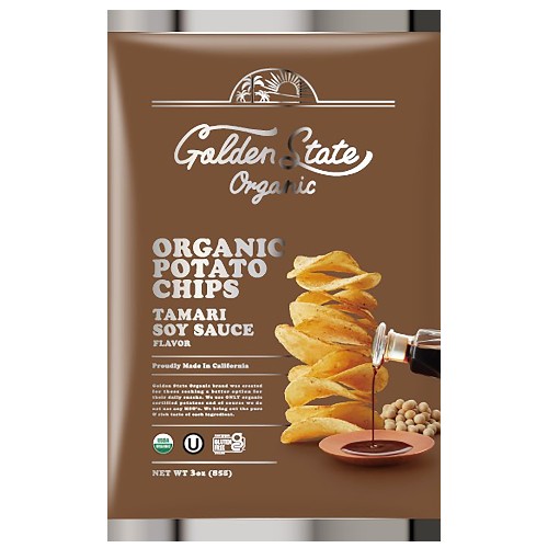 【お買上特典】オーガニックポテトチップス たまり醤油風味 （85g） 【若翔】