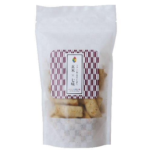 【お買上特典】玄米スナック（七味） （80g） 【わくわくお米本舗】